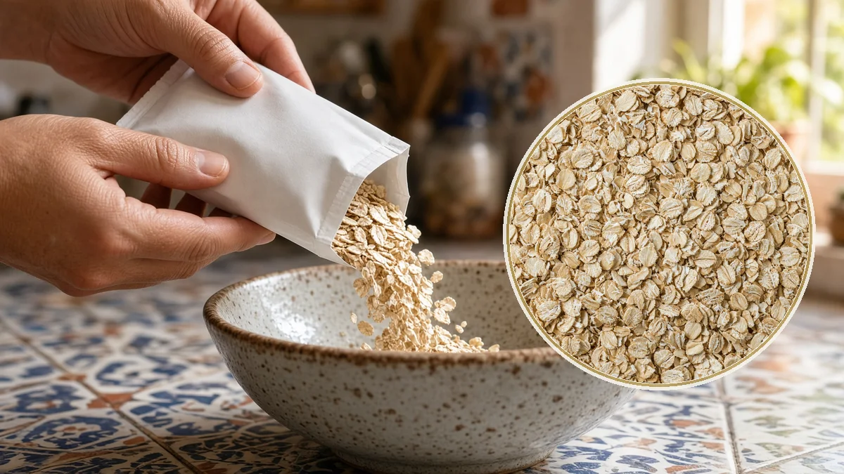 Avena instantánea en un contexto alimentario cotidiano