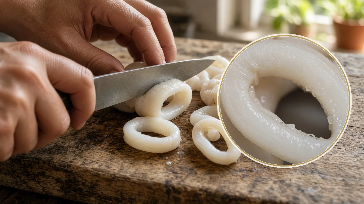 Calamar en un contexto alimentario cotidiano