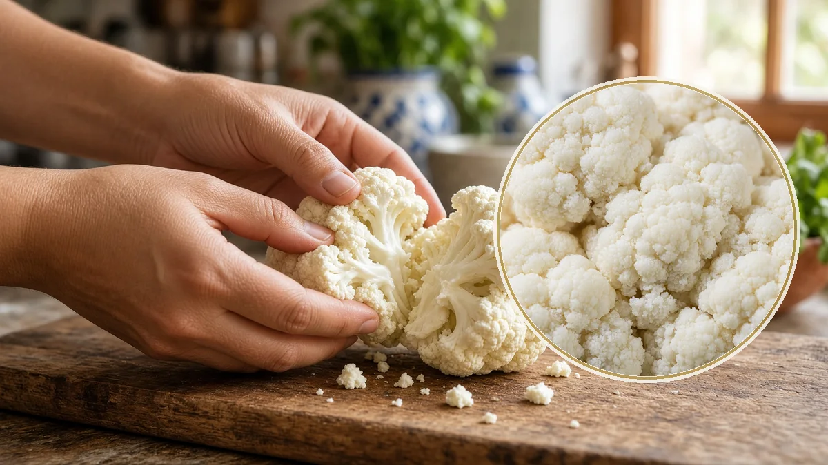 Coliflor en un contexto alimentario cotidiano