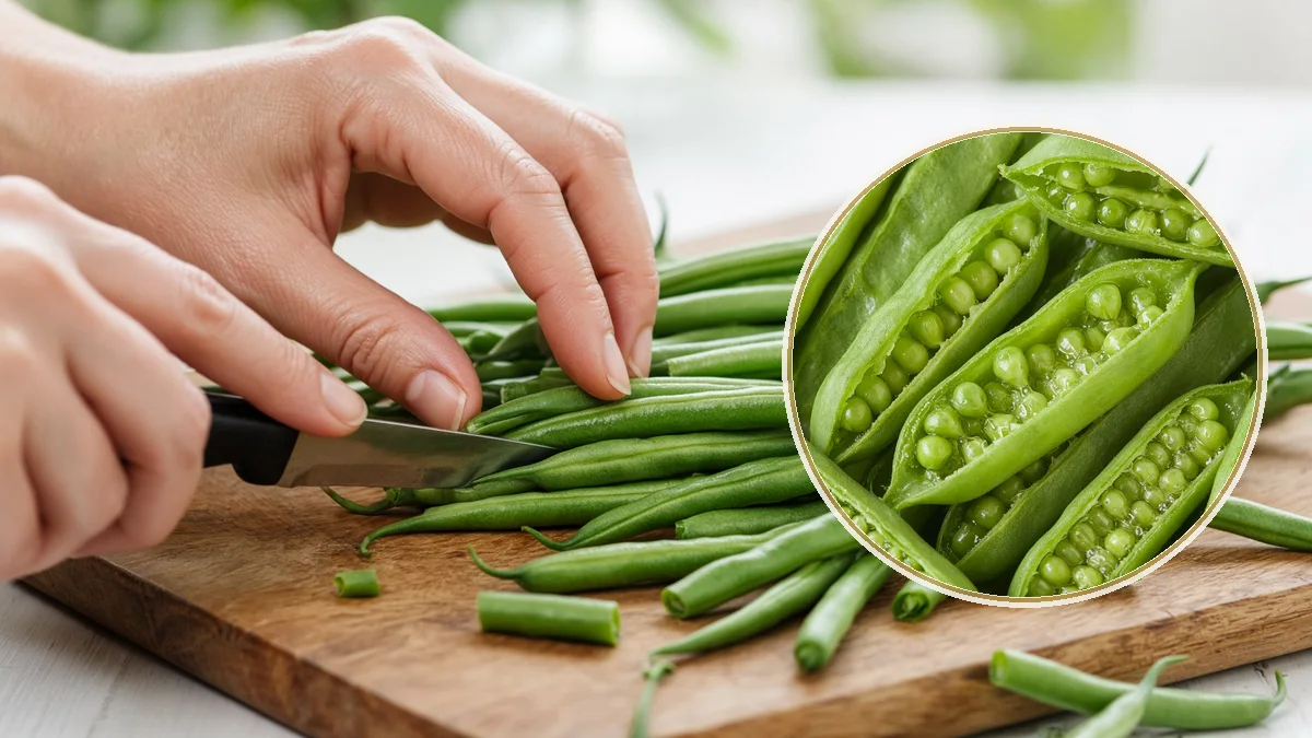 Ejote en un contexto alimentario cotidiano
