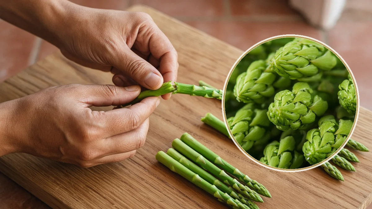 Espárrago en un contexto alimentario cotidiano