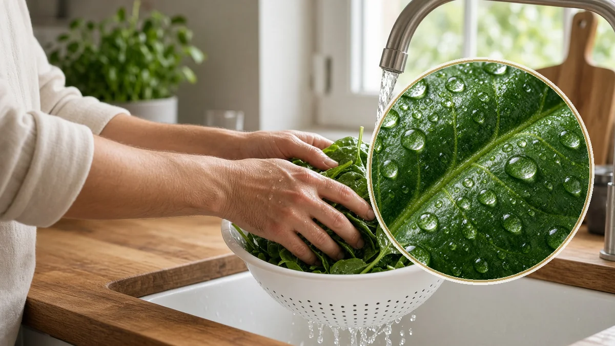 Espinaca en un contexto alimentario cotidiano