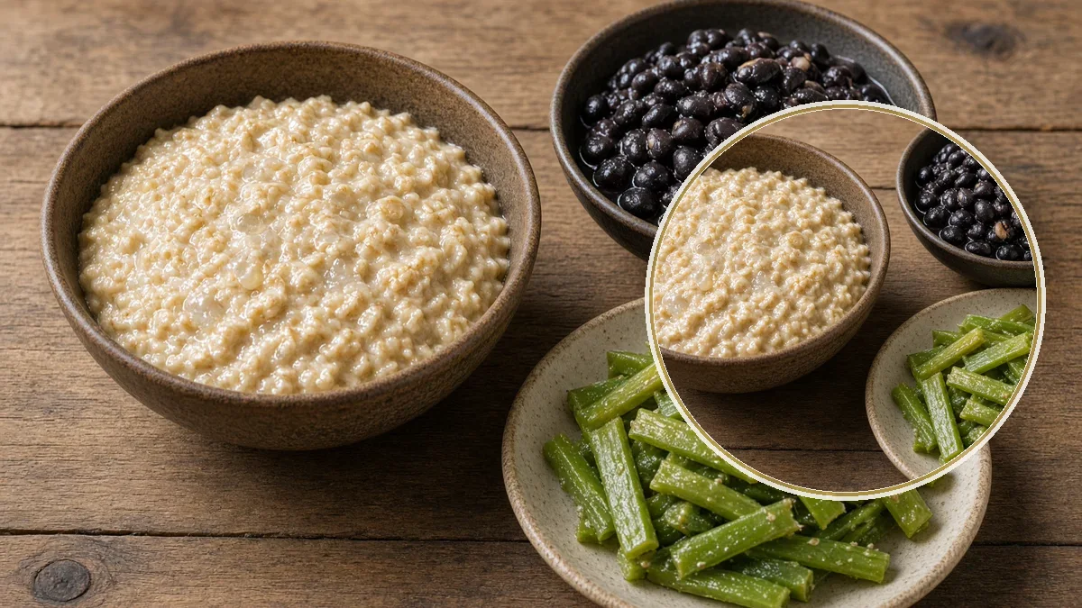 Avena, frijol y nopal