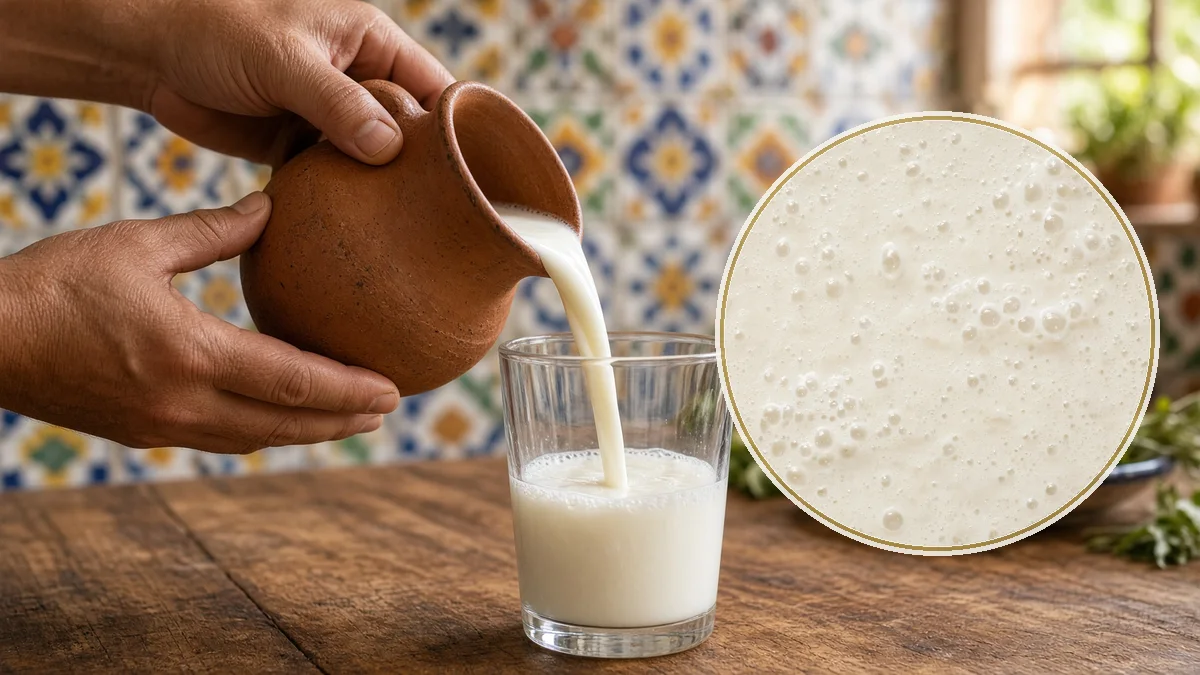 Leche de cabra en un contexto alimentario cotidiano