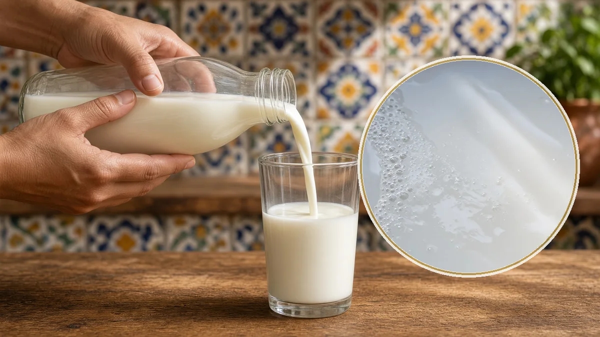 Leche semidescremada en un contexto alimentario cotidiano