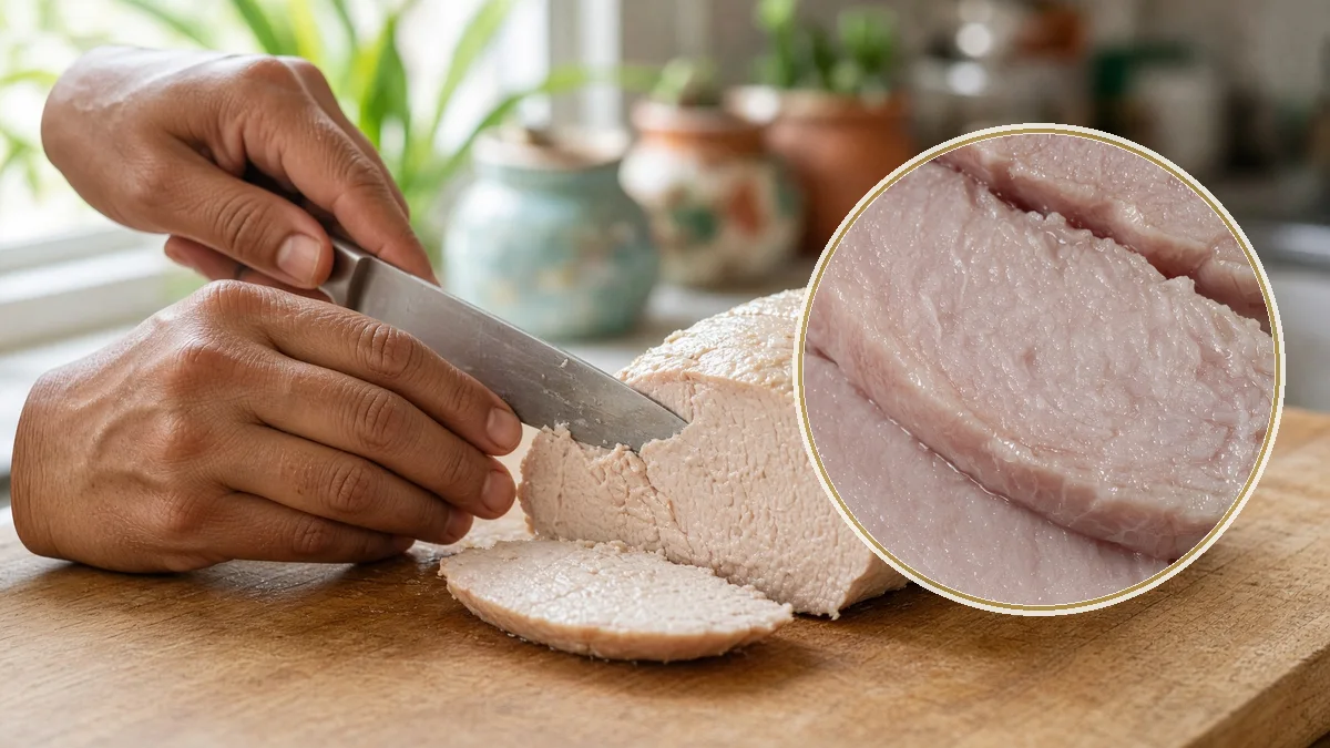 Lomo de cerdo en un contexto alimentario cotidiano
