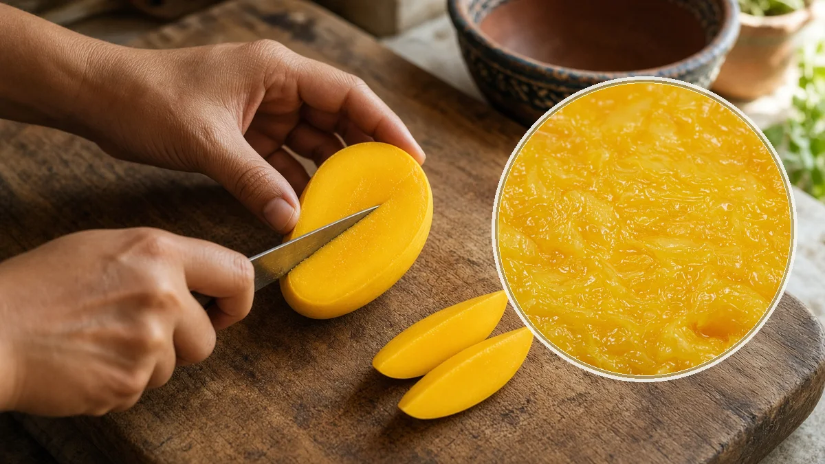 Mango ataulfo en un contexto alimentario cotidiano
