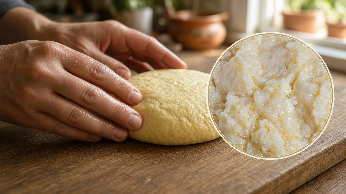 Masa de nixtamal en un contexto alimentario cotidiano