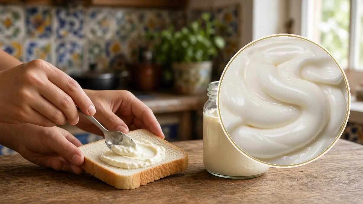Mayonesa en un contexto alimentario cotidiano