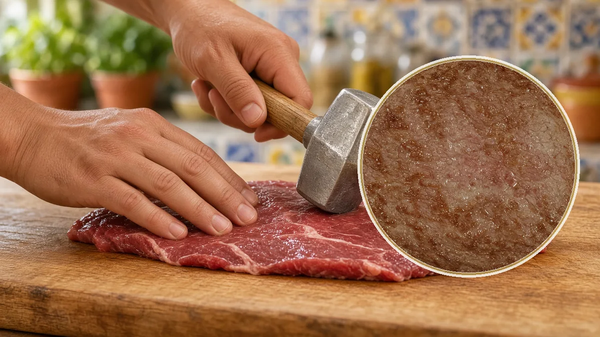 Milanesa de res en un contexto alimentario cotidiano