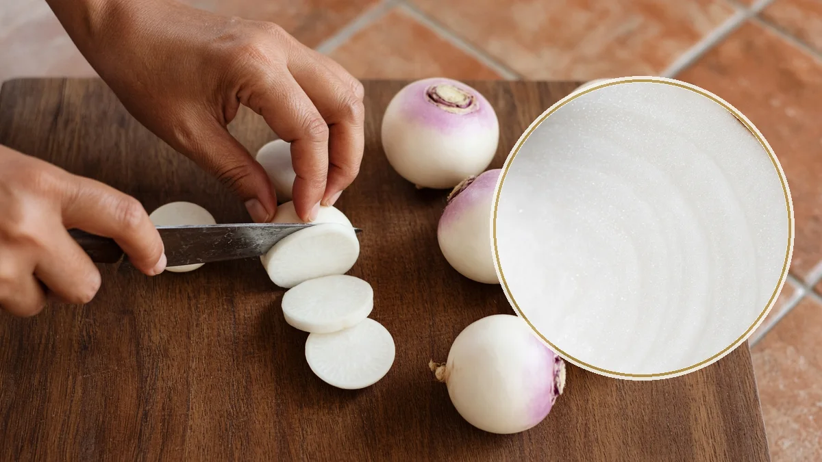 Nabo en un contexto alimentario cotidiano