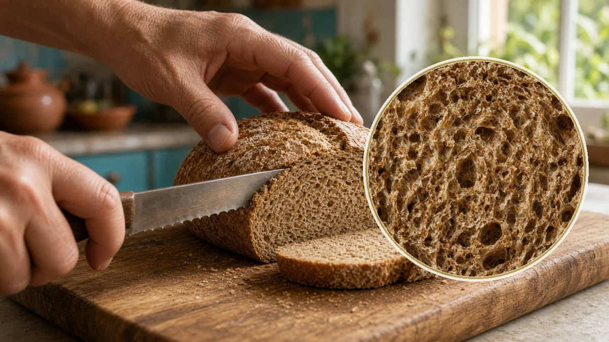 Pan integral en un contexto alimentario cotidiano