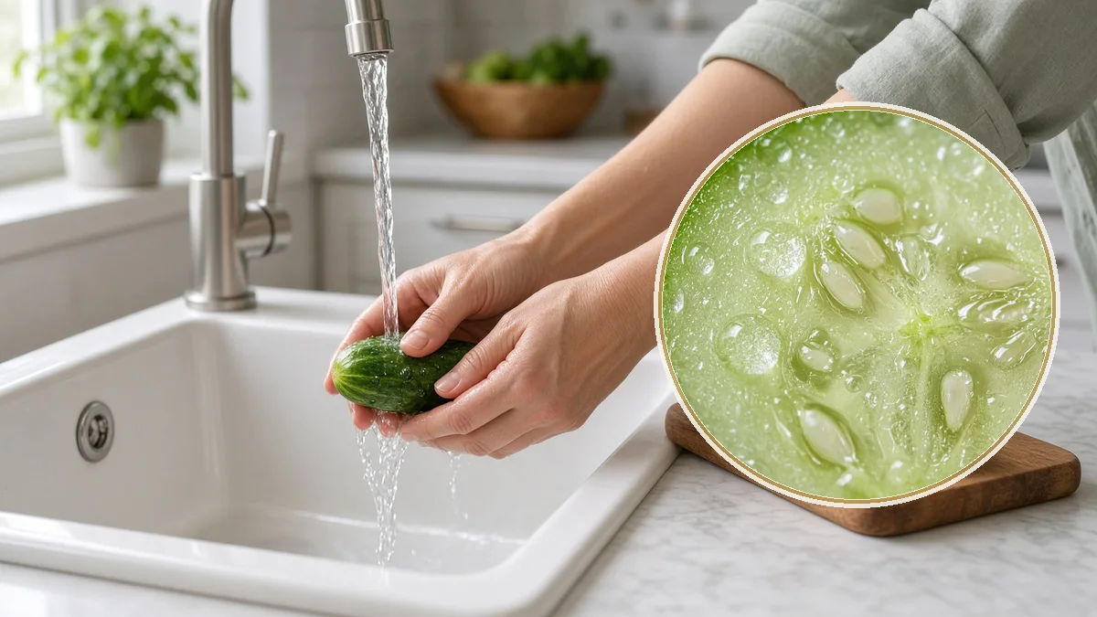 Pepino en un contexto alimentario cotidiano