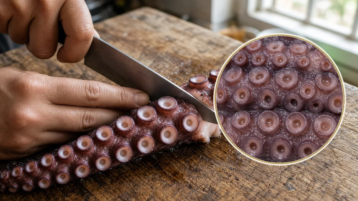 Pulpo en un contexto alimentario cotidiano