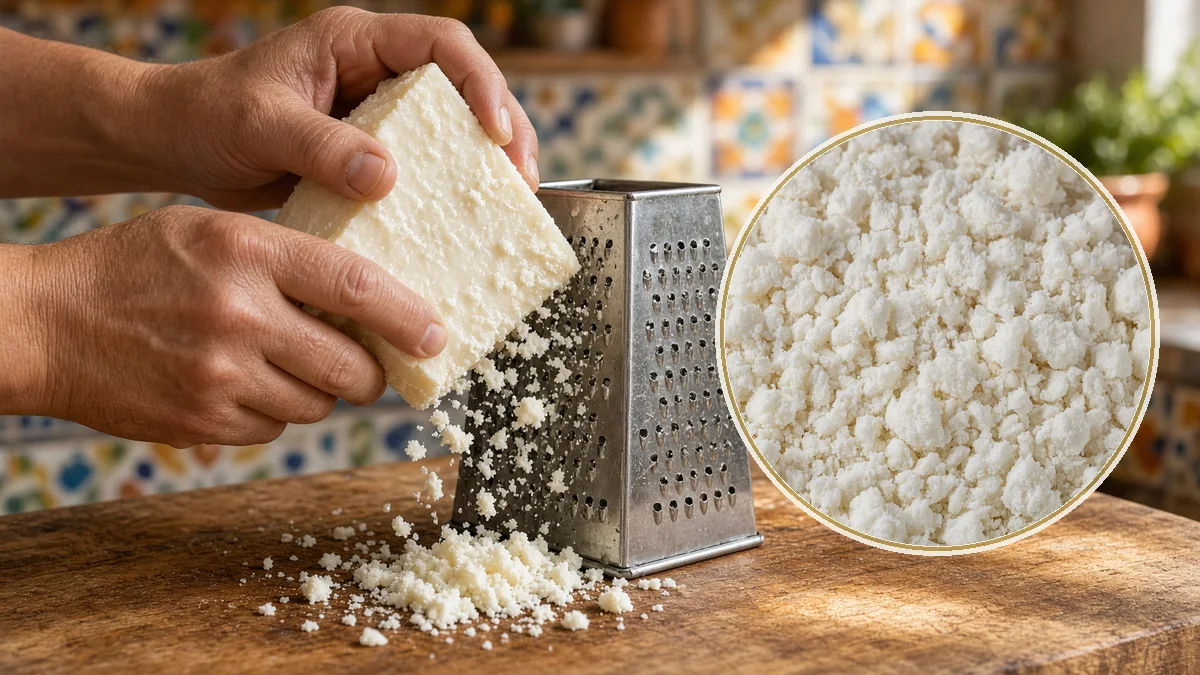 Queso cotija en un contexto alimentario cotidiano