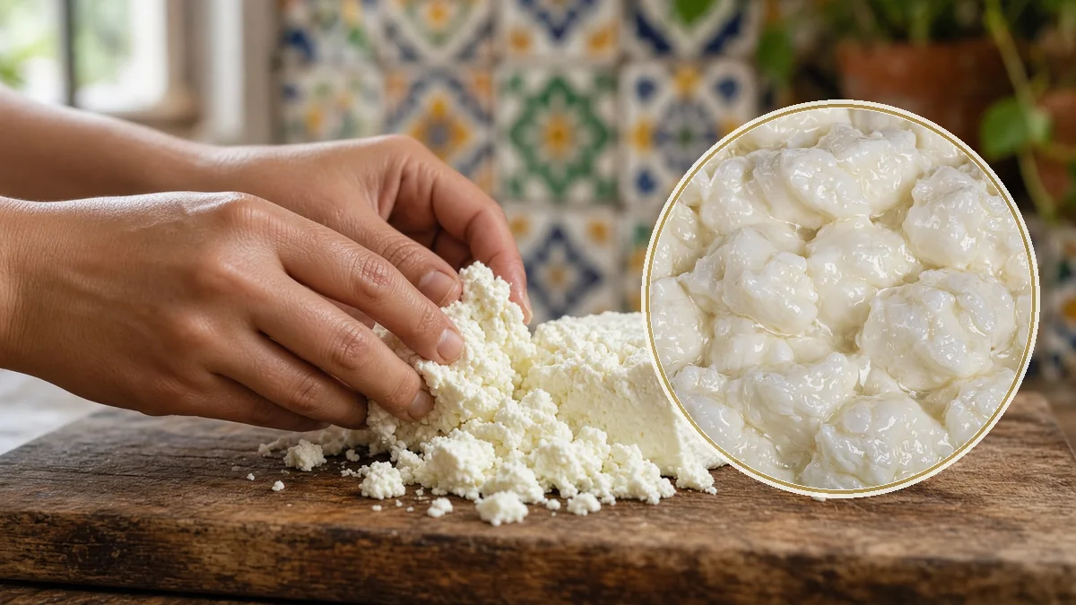 Queso fresco en un contexto alimentario cotidiano