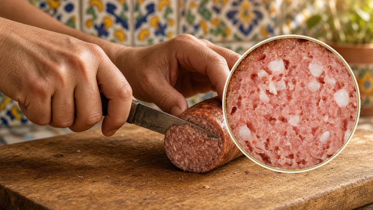 Salchicha en un contexto alimentario cotidiano