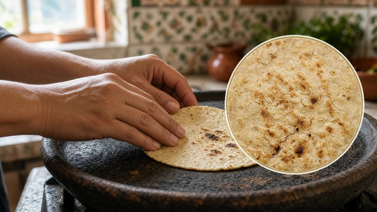 Tostada horneada en un contexto alimentario cotidiano