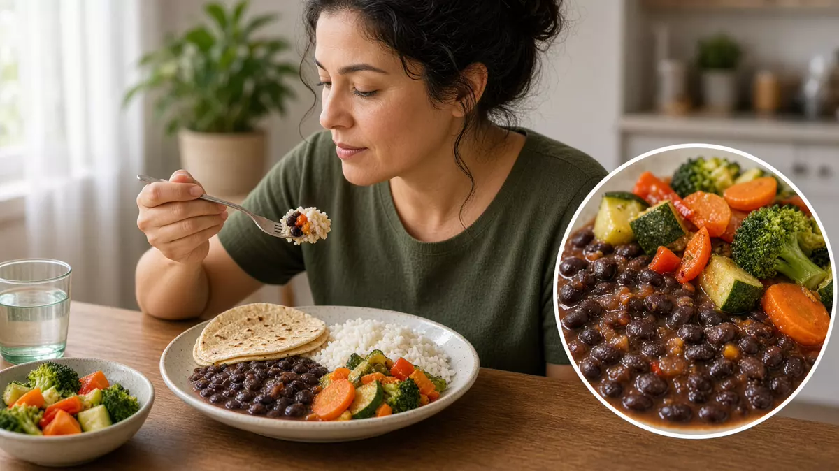 Dieta vegetariana en un contexto alimentario cotidiano