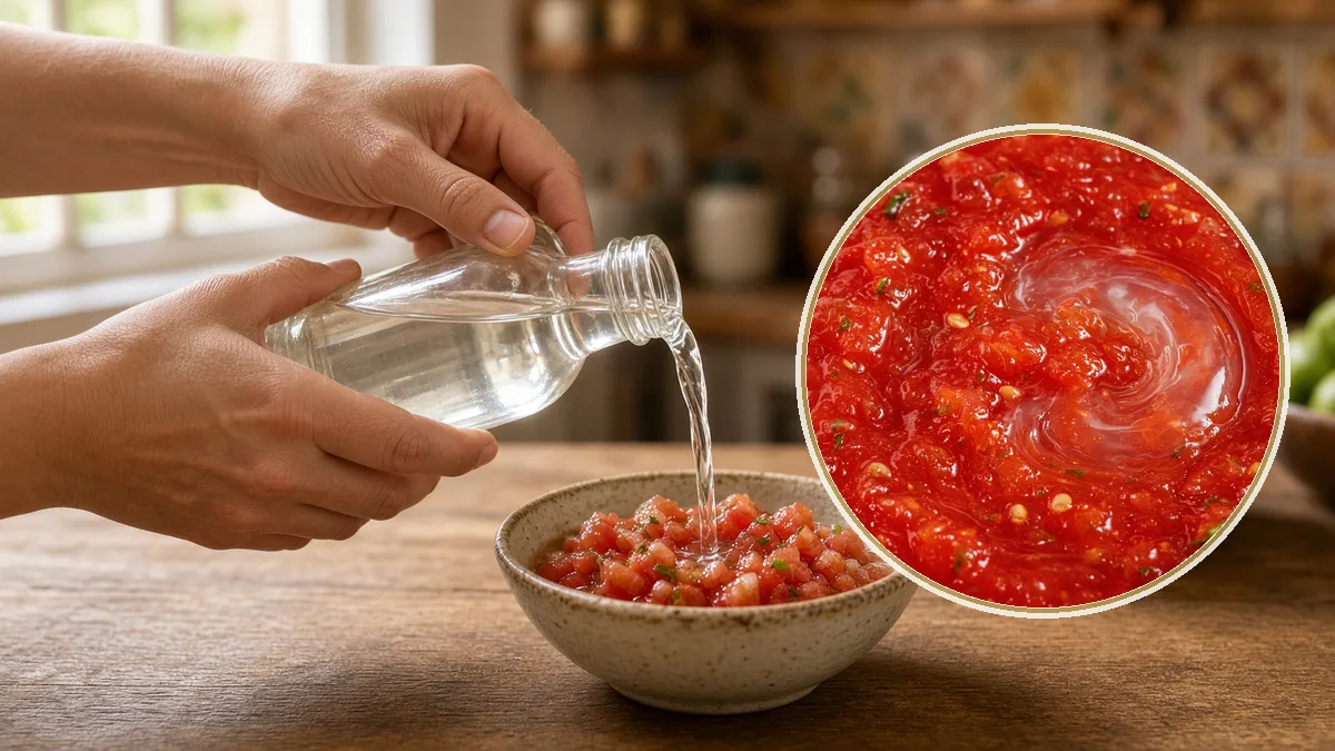 Vinagre en un contexto alimentario cotidiano