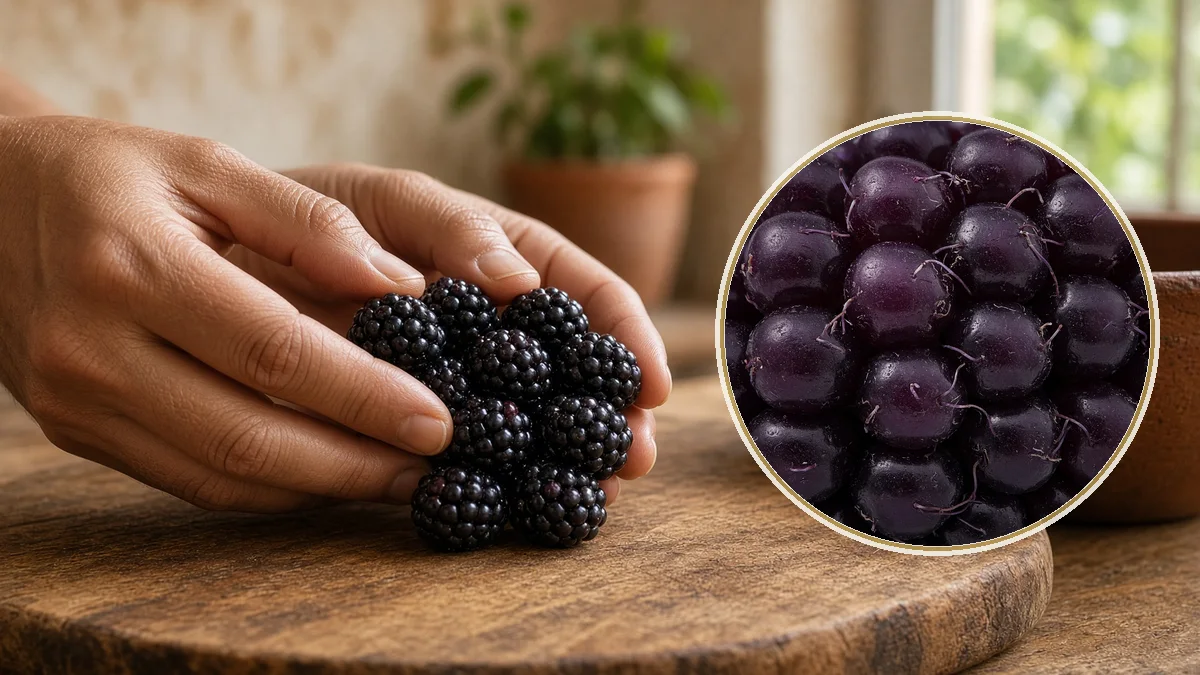 Zarzamora en un contexto alimentario cotidiano